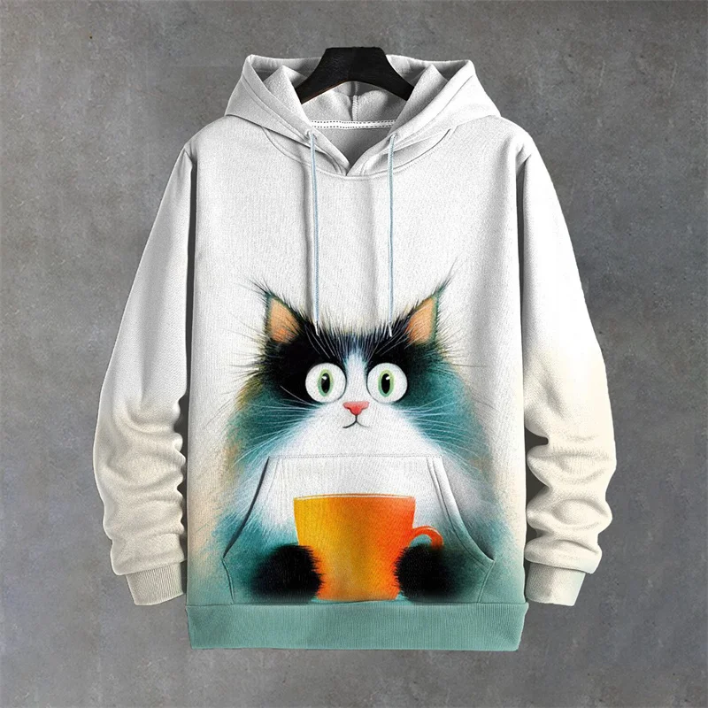 Funny Animal 3D Print Hoodie Sweatshirt