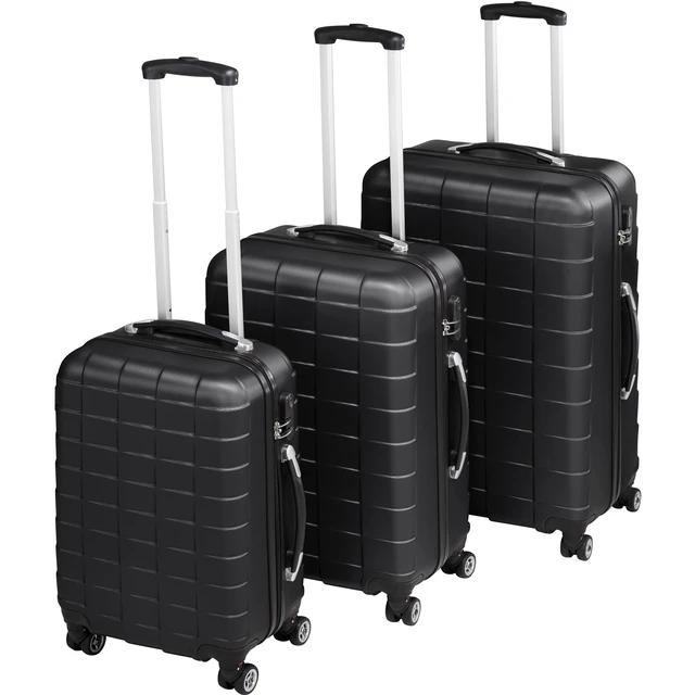 TectakeSet de 3 maletas trolley rígidas - maletas de viaje carcasa dura,  pack de maletas