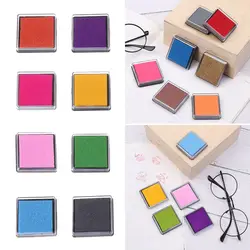 Ink Pad Stamp Pads Fingerprint Inkpad Square Sponge Multi-color Art Decor Scrapbooking Drawing Toys DIY Office & School Supplies