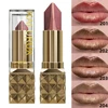 1PC Glitter Shiny Metallic Two Tone Lipstick Matte Pearlescent Lip Tint,Long Lasting Lip Senior Lip Makeup Gifts Lip Gloss Coste