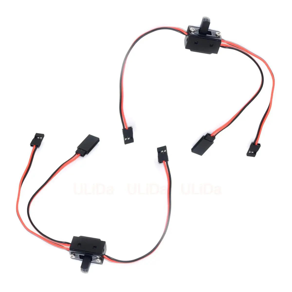 

2pcs Receiver On/Off Switch JST Connector HSP 1/10 1/8 Nitro Electric RC Car Boat FPV