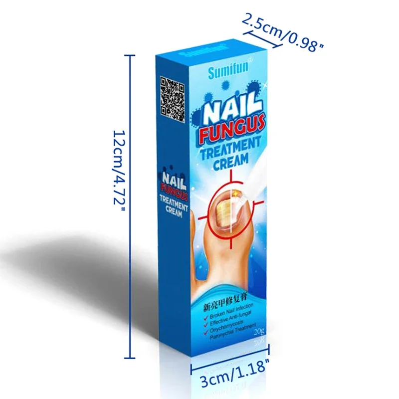 Nail Treatments Cream Nail Fungus Removal Ointment 20g 1Pcs