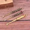 1 Pc Ear Cleaner Brass Personalized Ear Picker Keychain Ear Picker Earwax Cleaning Tool 2