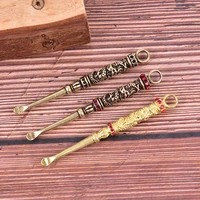 1 Pc Ear Cleaner Brass Personalized Ear Picker Keychain Ear Picker Earwax Cleaning Tool 2