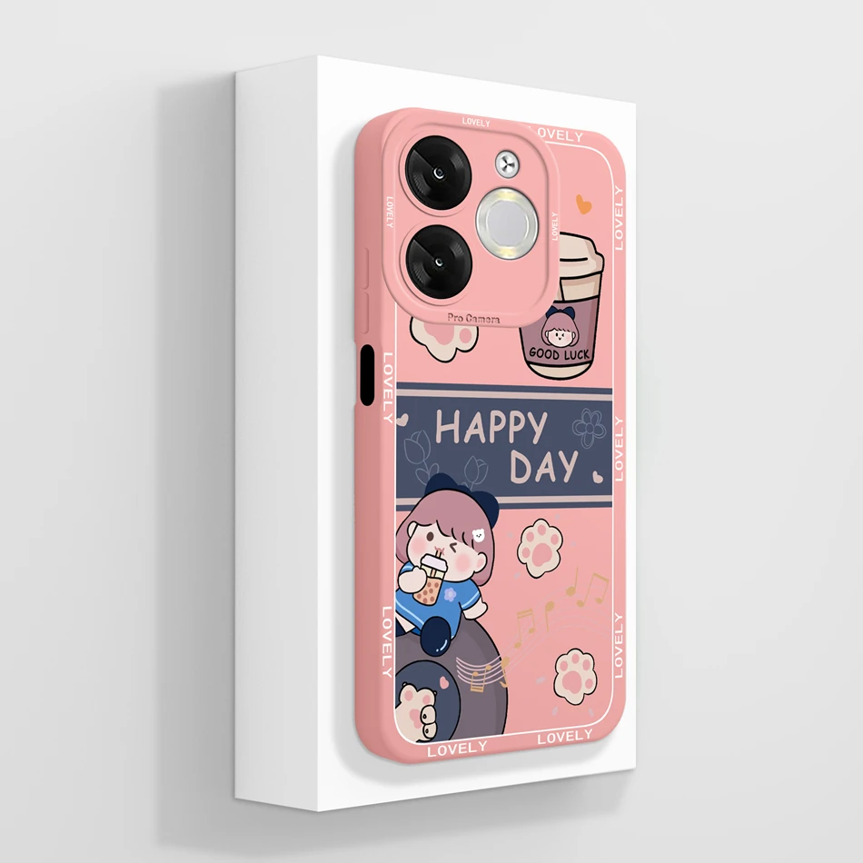 Exquisite Oil Painting Full Protection Soft Silicone Anti-Drop Phone Case