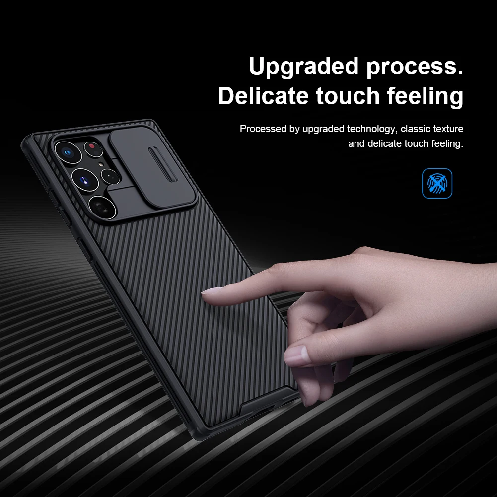 NILLKIN Protective Case with Lens Slide Cover & TPU Border