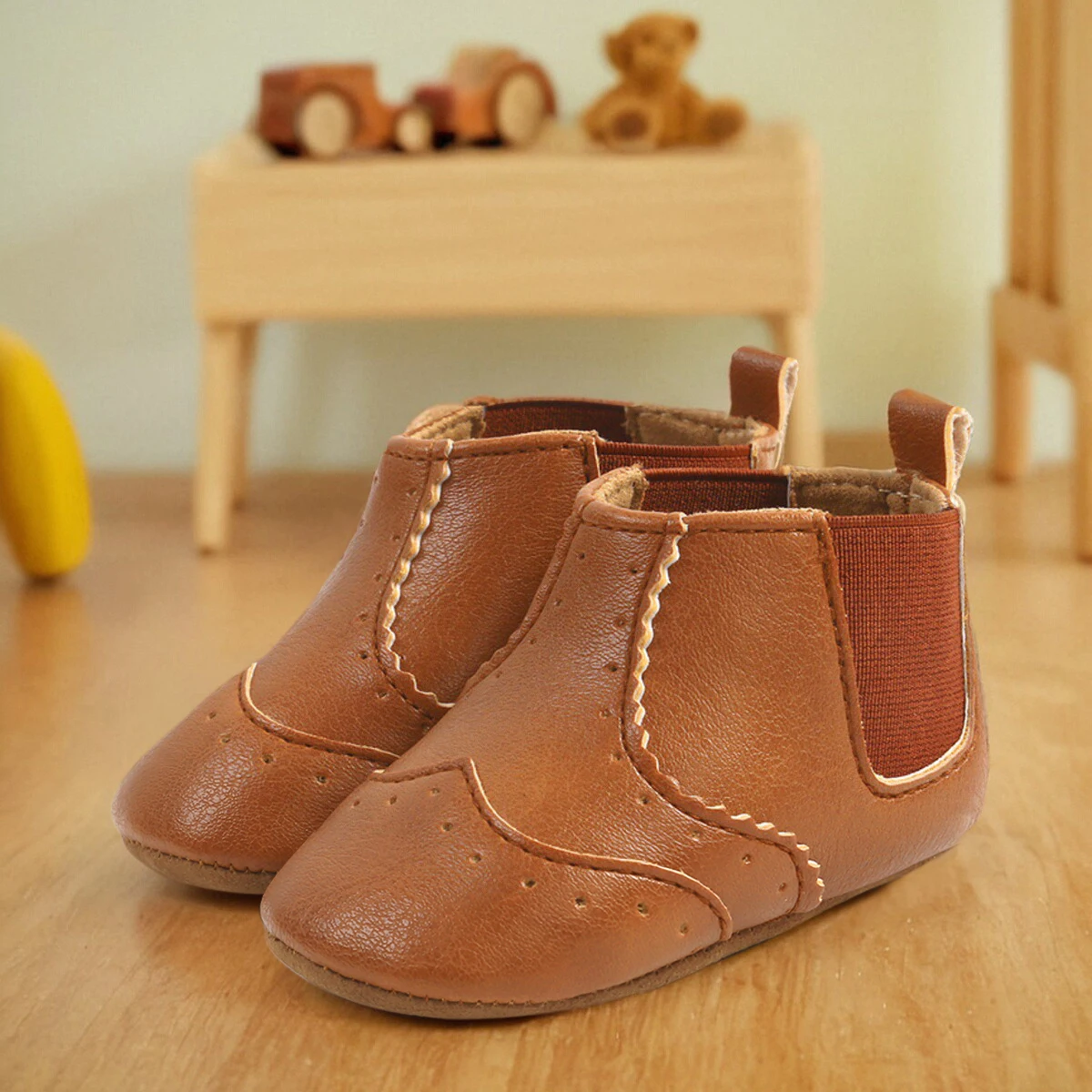 Baby Girls Cowboy Tassel Boots Side Zipper Moccasins Soft Bottom Non-Slip Toddler Shoe 1