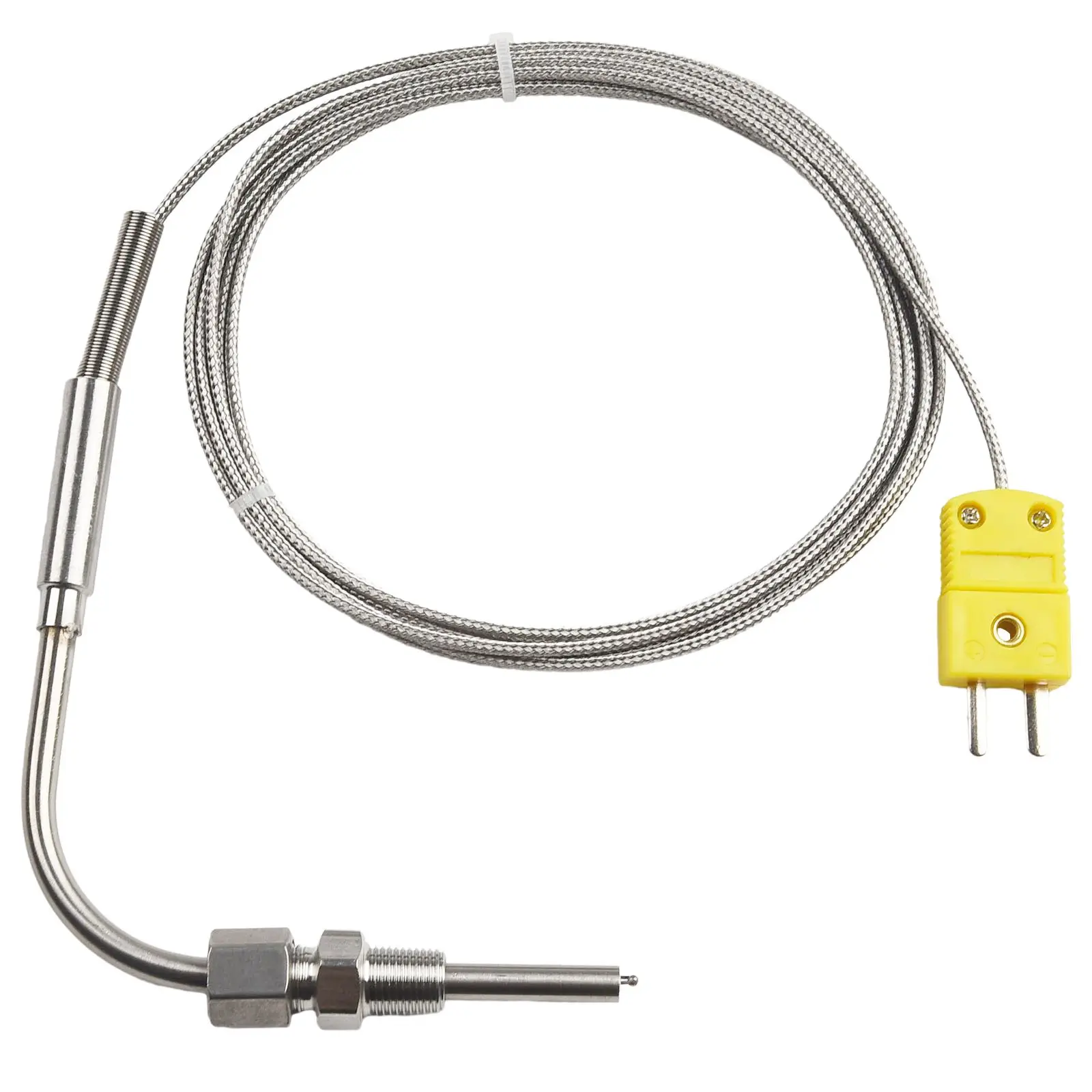 Description Picture 4 of itemEGT K Type Thermocouple Exhaust Probe High-Temperature Sensors 1/8" NPT Threads 2m Cable Adjustable Pressure Lock