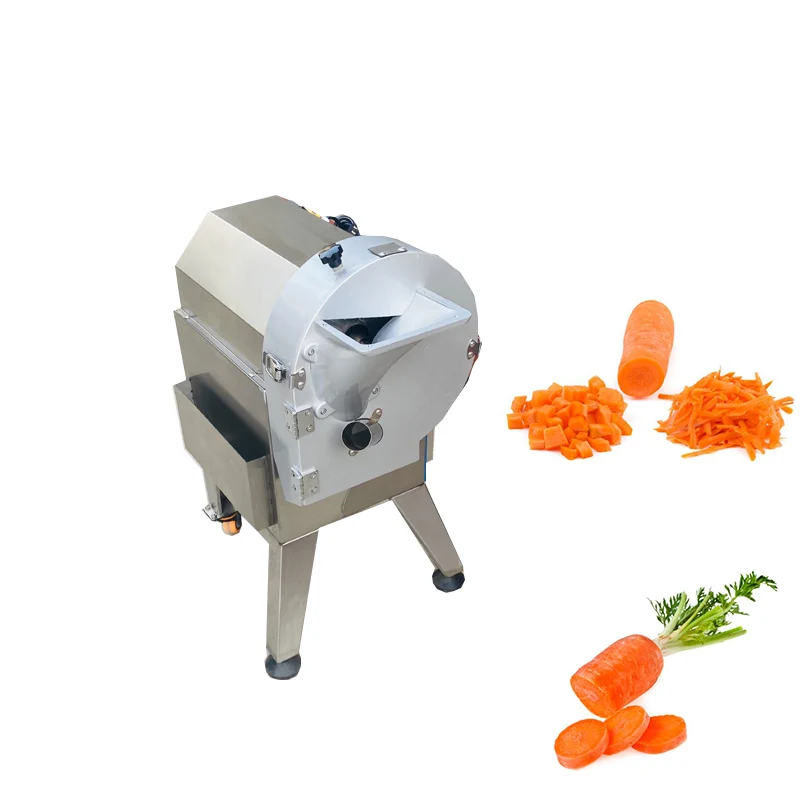 Commercial 3-in-1 Multi-Functional Vegetable Slicer Cutter Slice Julienne Shredding Dice One Machine