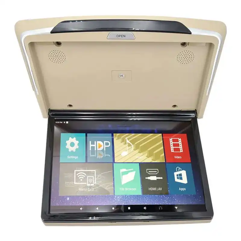 13.3 Inch/15.6 Inch 1920*1080 Roof Ceiling Monitor IPS Touch Screen Android12 Multimedia Video Player Mirror Link Remote Control - Image 2