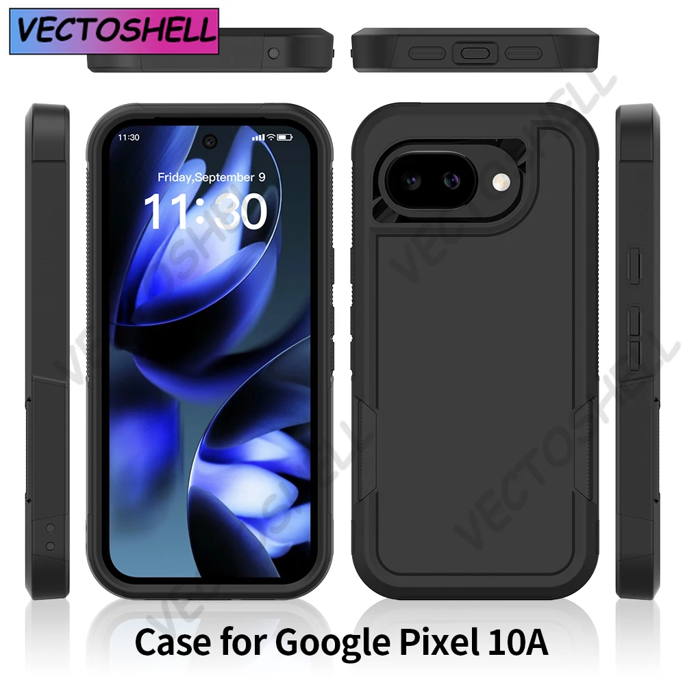 Dual-Layer Military Grade Shockproof Matte Phone Case
