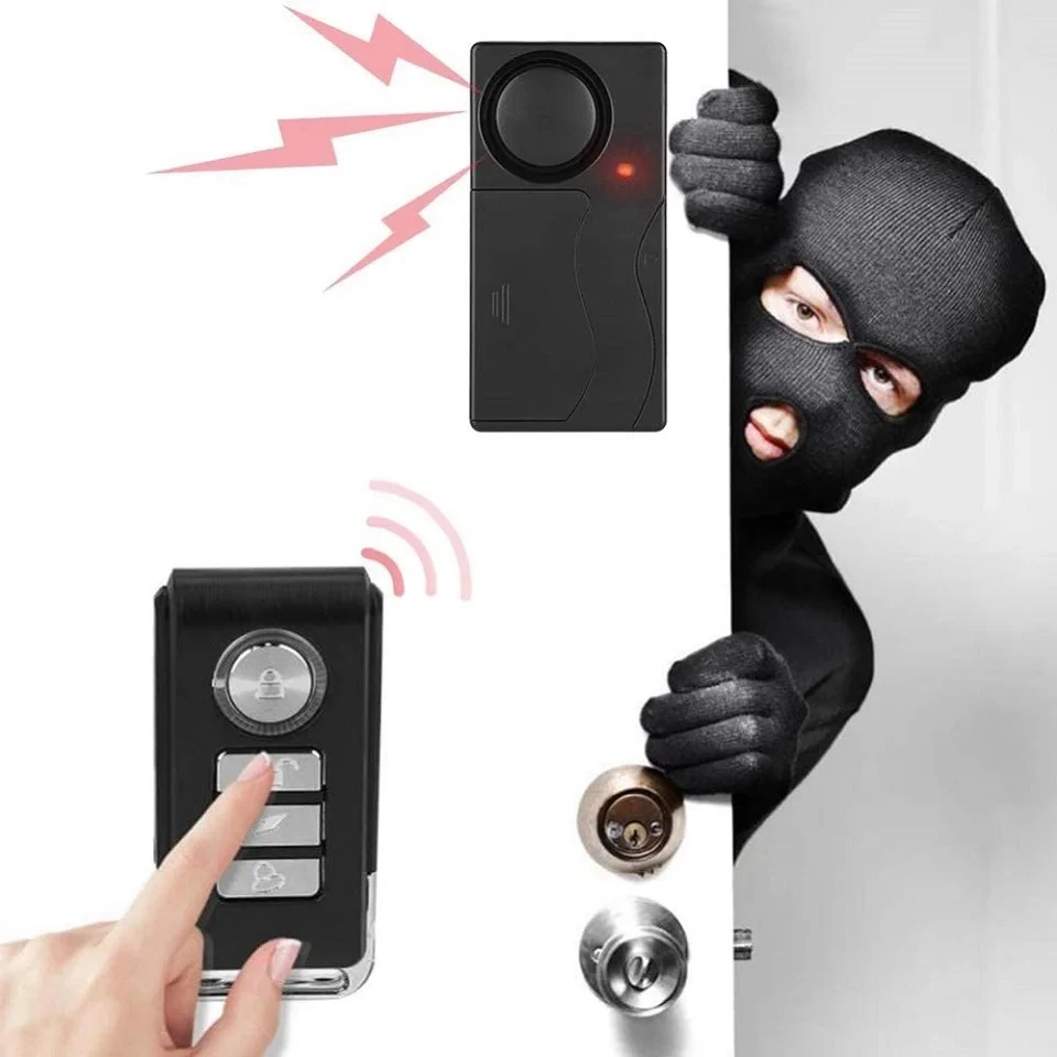 ELECTOP Anti-Theft Bicycle Alarm 113dB Wireless Vibration Remote Control Door And Window Motorbike Alarms Security Protection motorcycle alarm bicycle alarm security alarm wireless alarm