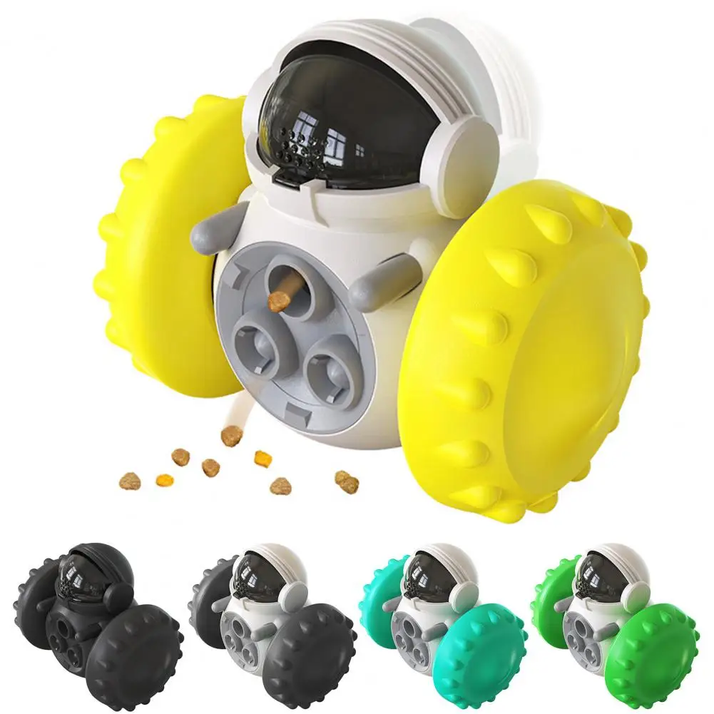 

Dog Tumbler Interactive Toys Robot Shapes Food Dispensing Slow Feeder Labrador French Bulldog Swing Training Food Dispenser