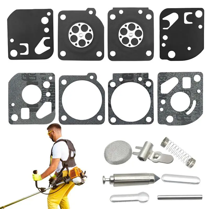 

Carburetor Repair Rebuild Kit Simple Design Mechanical Carburetor Replacement Kit For Chain Saws Yard Trimmers Brush Cutters