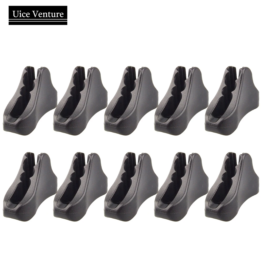 

10pcs Triangles Buckle Paracord Fastener Tent Awning Wind Rope Pull Stopper for Outdoor Mountain Camping Accessories