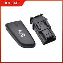 New Air Conditioning AC Switch Push Button With Cap 6554KX Air Condition Switch Button Fit For Citroen C1 2005 -2014 car styling