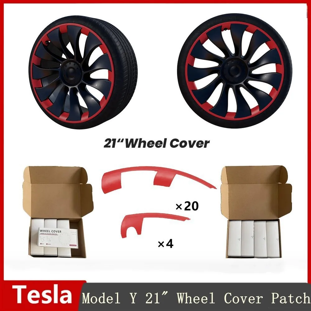 

Защитная крышка для обода колеса 21 дюйм, подходит для Tesla Model Y 2021-2024 21 дюймов