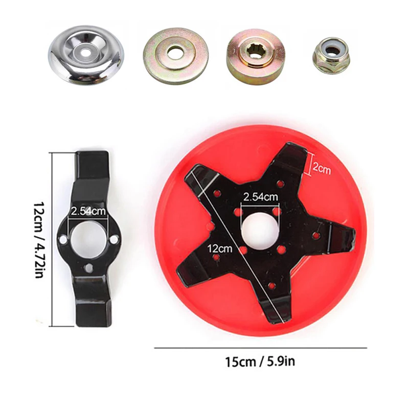 Dual-use Weeder Plate Blades Lawn Mower Grass Eater Trimmers Head Brush Cutter Tool grass trimmer head grass trimmer lawn mower trimmer blade aluminum trimmer head brush cutter accessories grass trimmer blade mower accessories