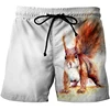 Funny Animal Squirrel Graphic Short Pants Summer Fashion  Cute Pet 3D Printed Beach Shorts For Men Casual Trunks Gym Trousers 4