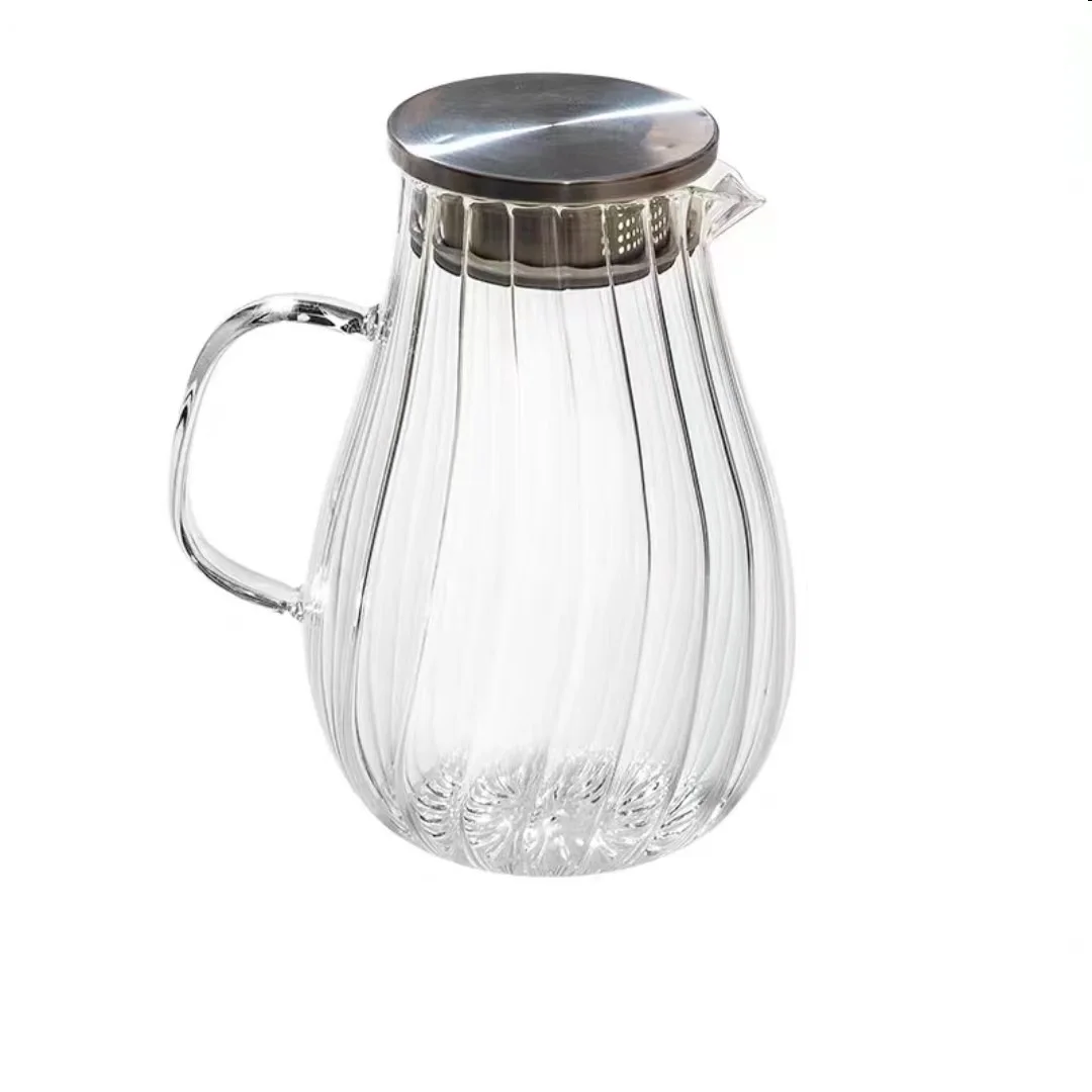 Glass Kettle Iced Tea Kettle Hot and Cold Water Iced Tea Wine Coffee Milk  and Juice Drink Glass Bottles – SUSTEAS