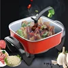 1400W Electric Hot Pot Soup Pots  6L Stainless Steel Non Stick Smokeless Multifunction Cooking Wok Home Kitchen Cookware 1