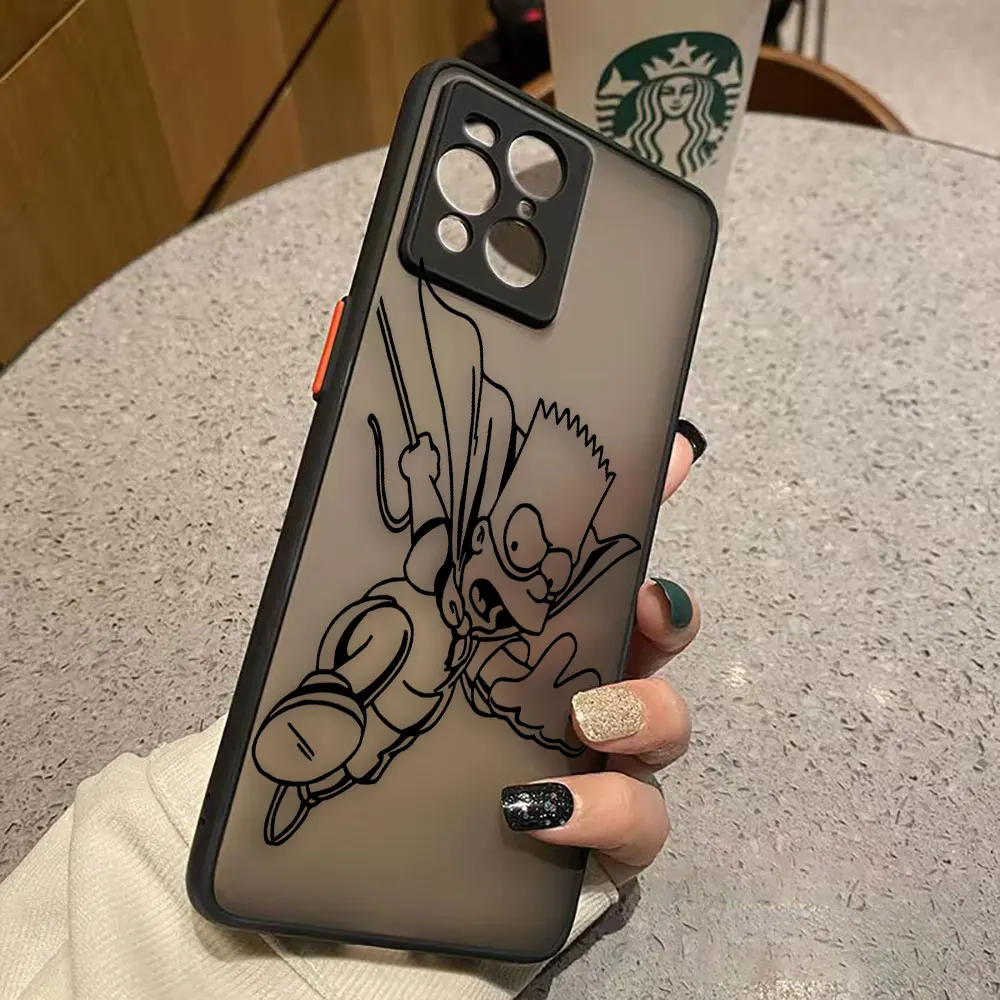 thumbnail image 1 of Funda mate para OPPO Realme 10 9 9I 8 8I 7 7I 6 5 3 FIND X3 X4 PRO 4G 5G Funda Coque Capa Funda película The S-Simpsons-S, 1 of 5