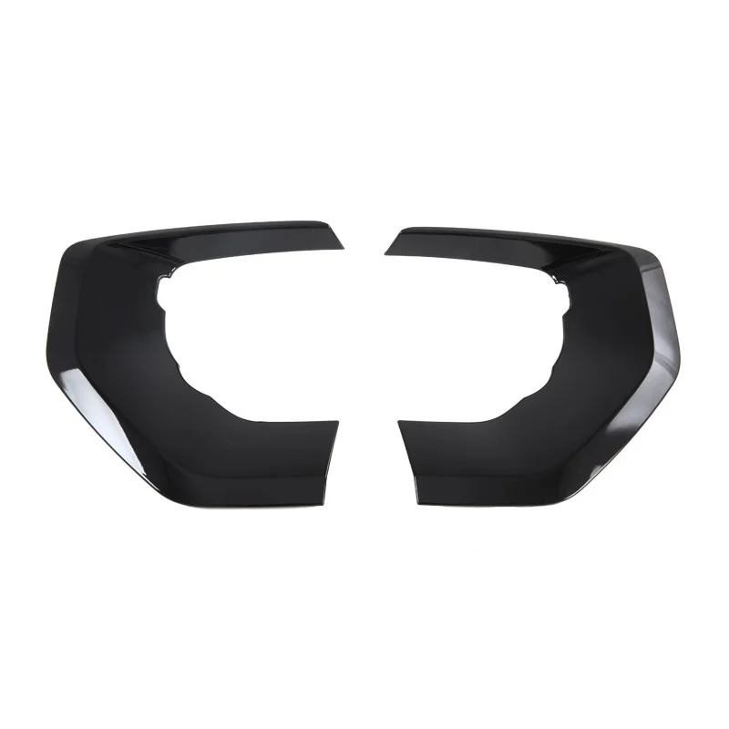 

Black / Carbon Fiber Printed Car Front Fog Light Cover Moulding Trim for KIA MOHAVE Borrego 2020 2021 2022 Exterior Styling