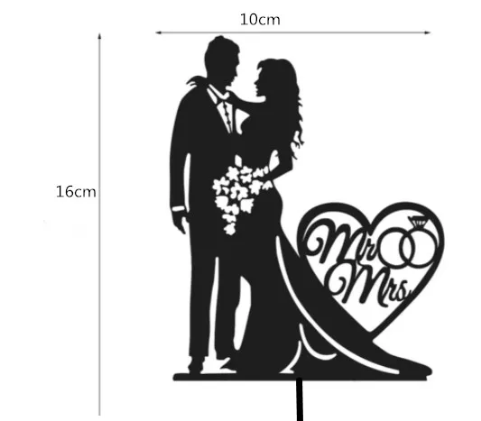 Mr and Mrs Cake Topper Rhinestone Crystal Metal Love Wedding Cake Topper Funny Gold Silver Toppers Gifts Favors Engagement cake topper cake toppers