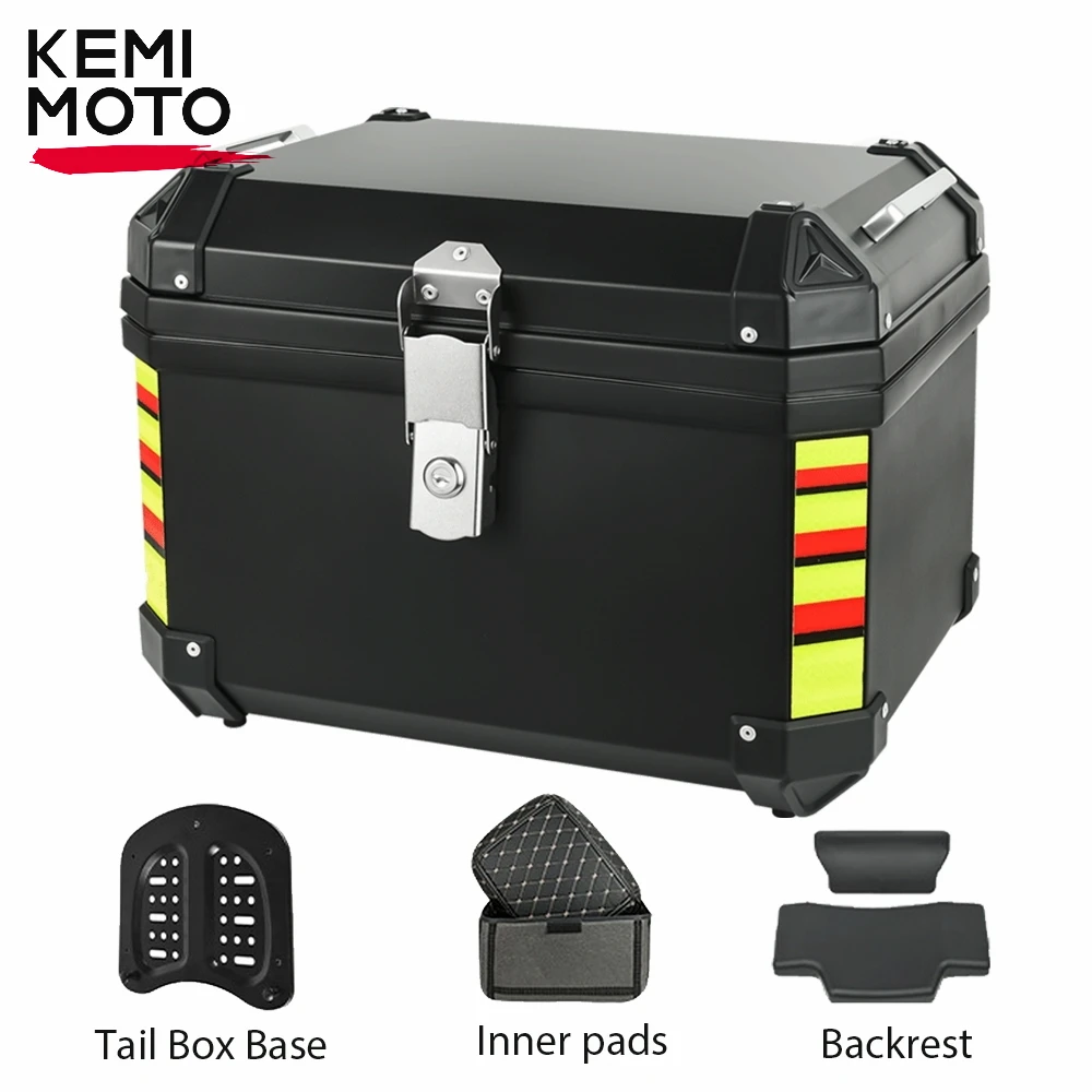 

Motorcycle Tail Box Trunk 48L Universal Top Tail Rear Luggage Tool Cases For BMW R1200GS R1250GS F850GS 1200 GS LC ADV Toolbox