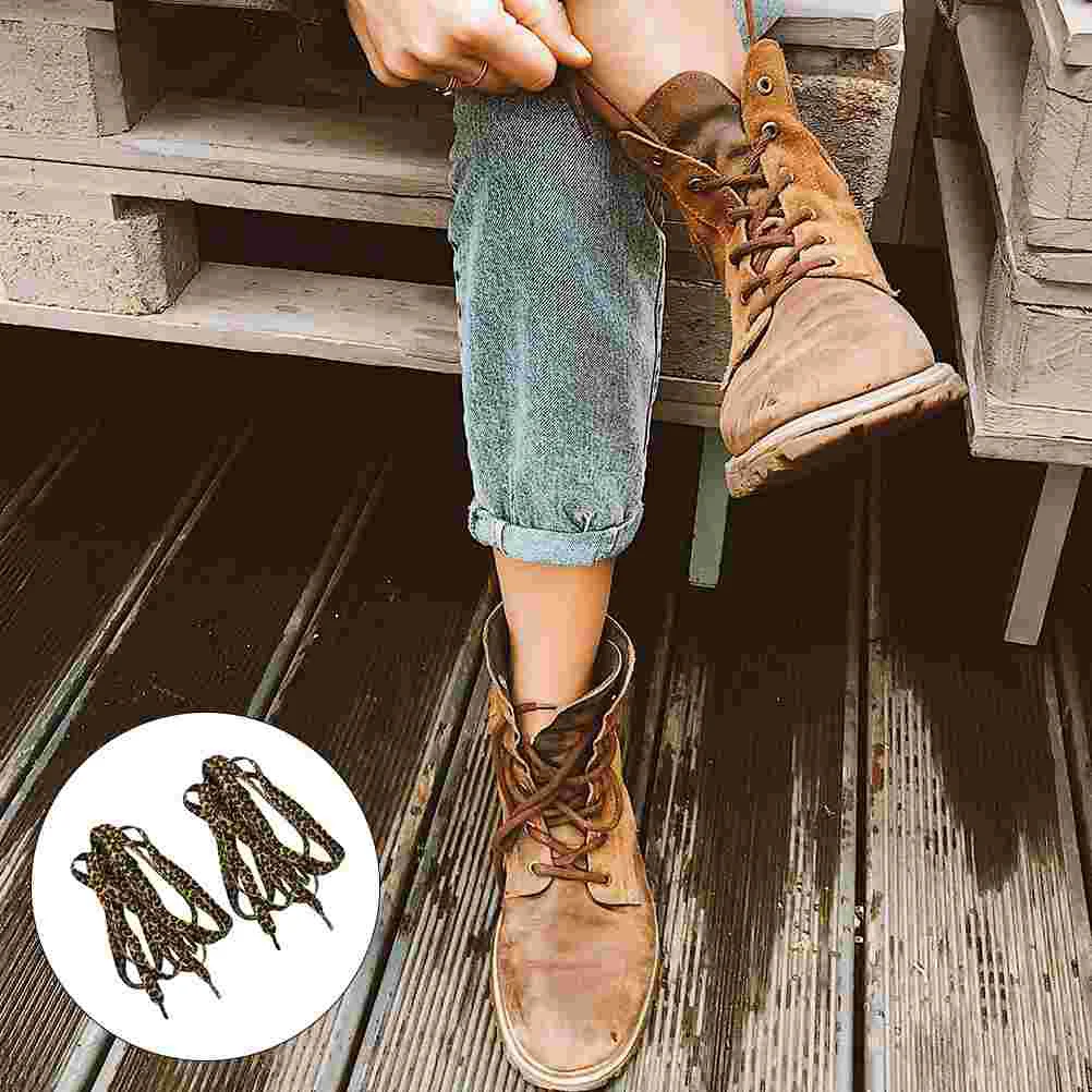 Рисунок 3 - 2 пары, леопардовые шнурки для