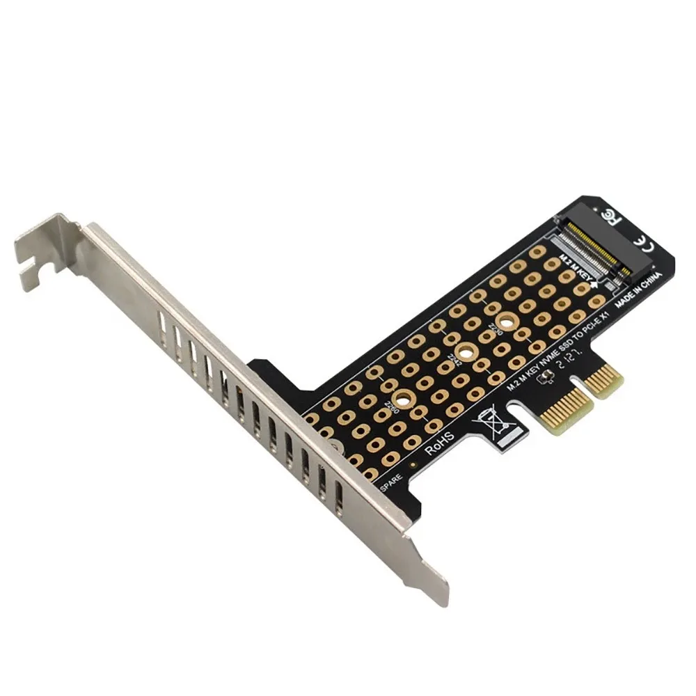 BRAINZAP M.2 M2 NVMe SSD naar PCI-E PCI-Express PCIe x1 adapter
