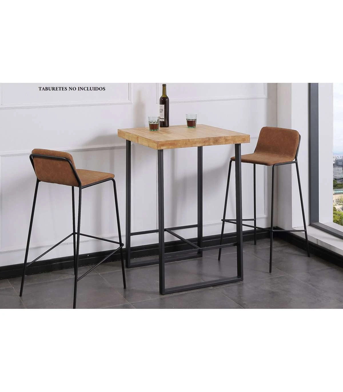 Kreet Afleiding Bedankt Keuken Tafels Tafel Hoge Bar Loft Afgewerkt Eiken Nordish 100 Cm (Hoogte) 70  Cm (Breedte) 70 Cm (Lengte) Adec| | - AliExpress