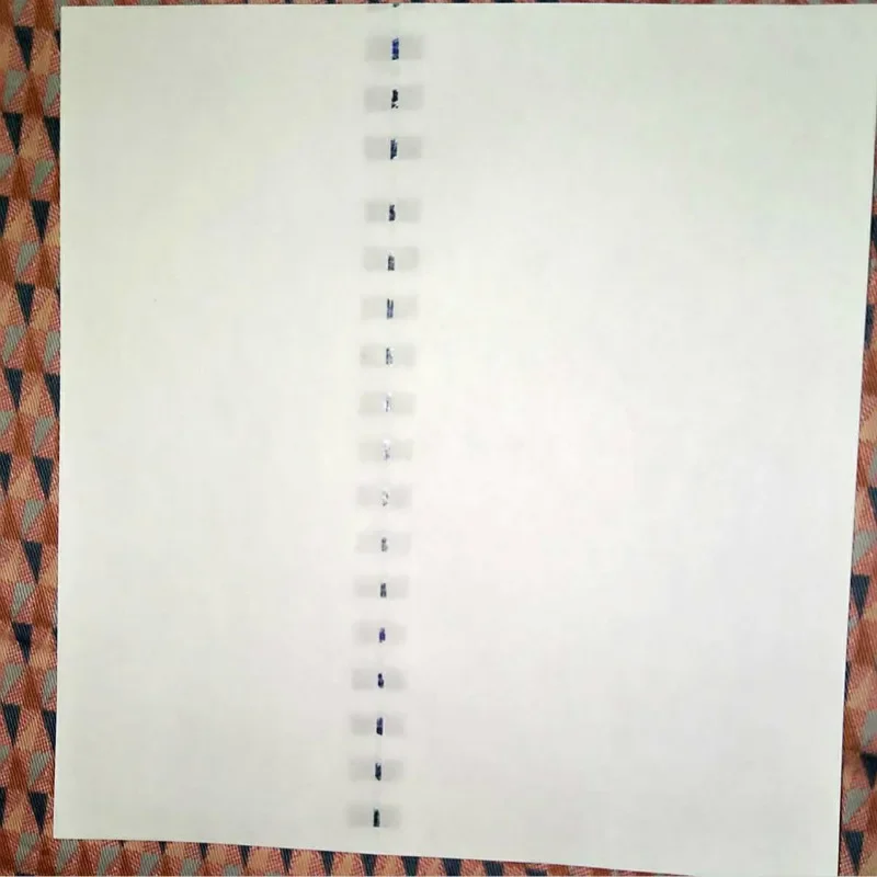 90g A4 Security Paper Report Qualified Ticket Office Contract Printing Paper Cotton Hemp Silver Safety Thread Security