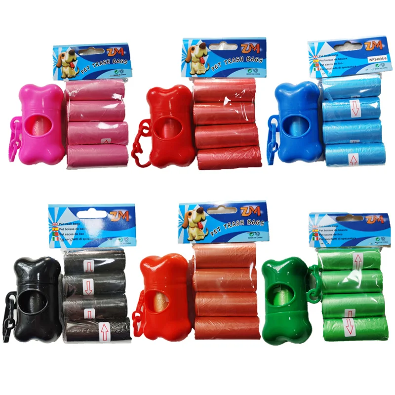 Hueso Dispensador Bolsas X8 Portabolsas Perro Mascota GM2203286