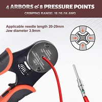 เครื่องมือย้ำหัวต่อ Deutsch แบบปิด ยี่ห้อ Winholder สำหรับสายไฟขนาด 14 16 18 AWG หัวต่อ 4 ทาง สำหรับงานซ่อมไฟฟ้า 4