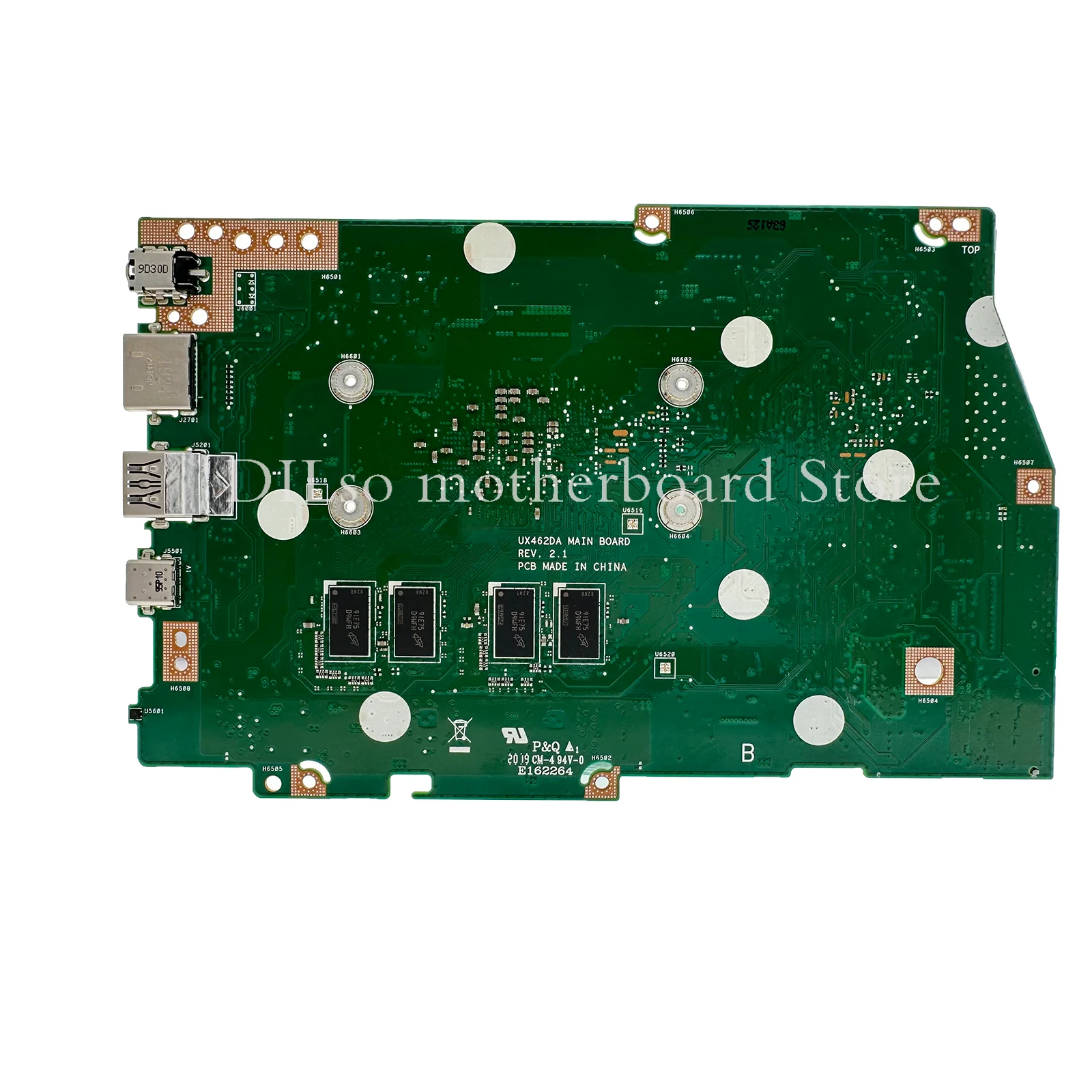 KEFU UX462DA Mainboard For ASUS Zenbook Flip 14 UM462 UX462QA UX462DA Q406DA Laptop Motherboard With R5-3500U R7-3700U 8GB/RAM