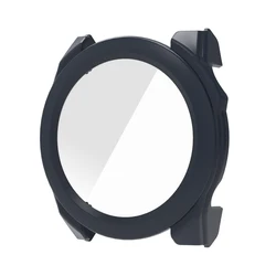 All - Around Tempered Glass + Case Screen Protector and Protective Cover - Fenix 8 AMOLED 51mm (Dark Blue)