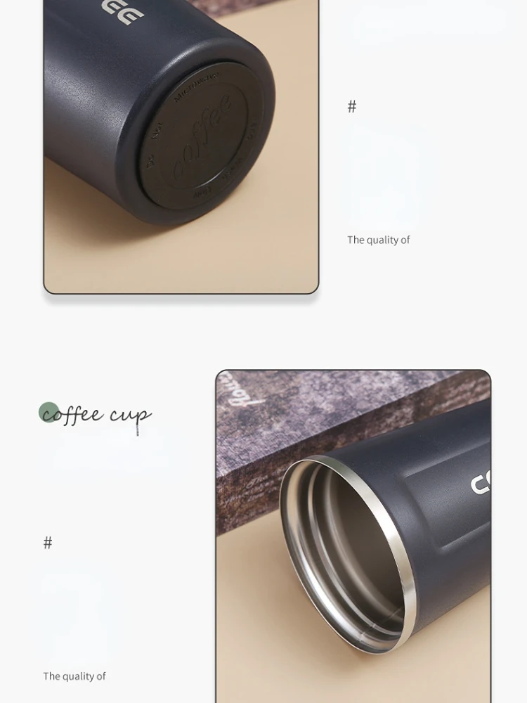 THERMAL TRAVEL COFFEE CUP THERMAL STAINLESS STEEL,SPILL PROOF