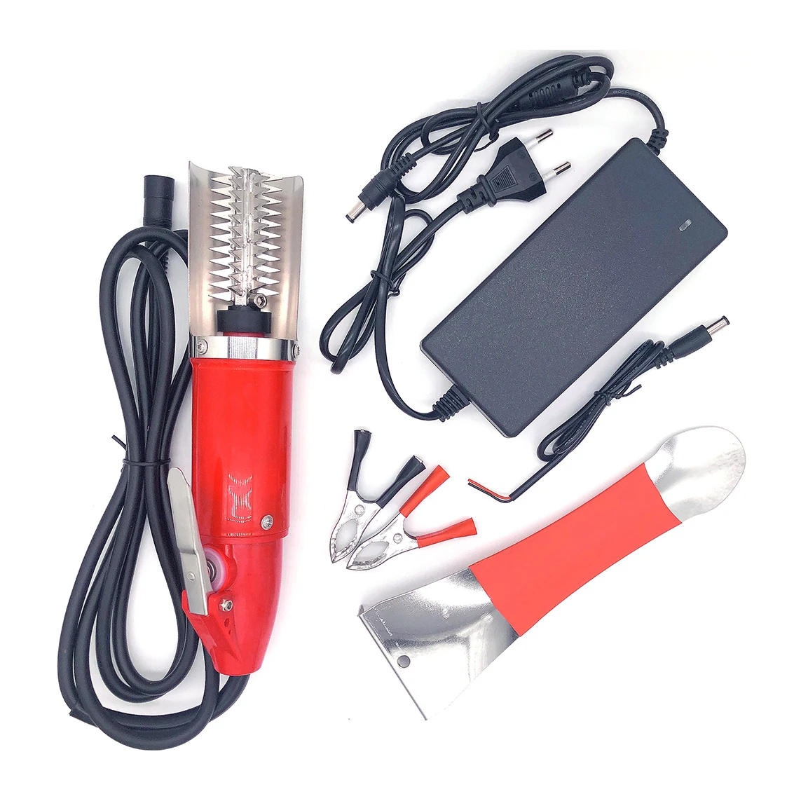 Electric Fish Scaler Clean Fish Remover Cleaner Battery Descaler Scraper 120W Waterproof Seafood Knif Tools kitchen