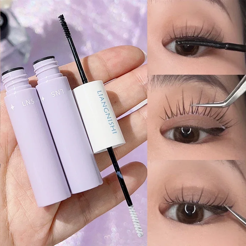 

Double Head Eyelash Glue Mascara Black Lash Extension Glue Waterproof False Eyelashes Adhesive Mascara Raincoat Eyelash Makeup