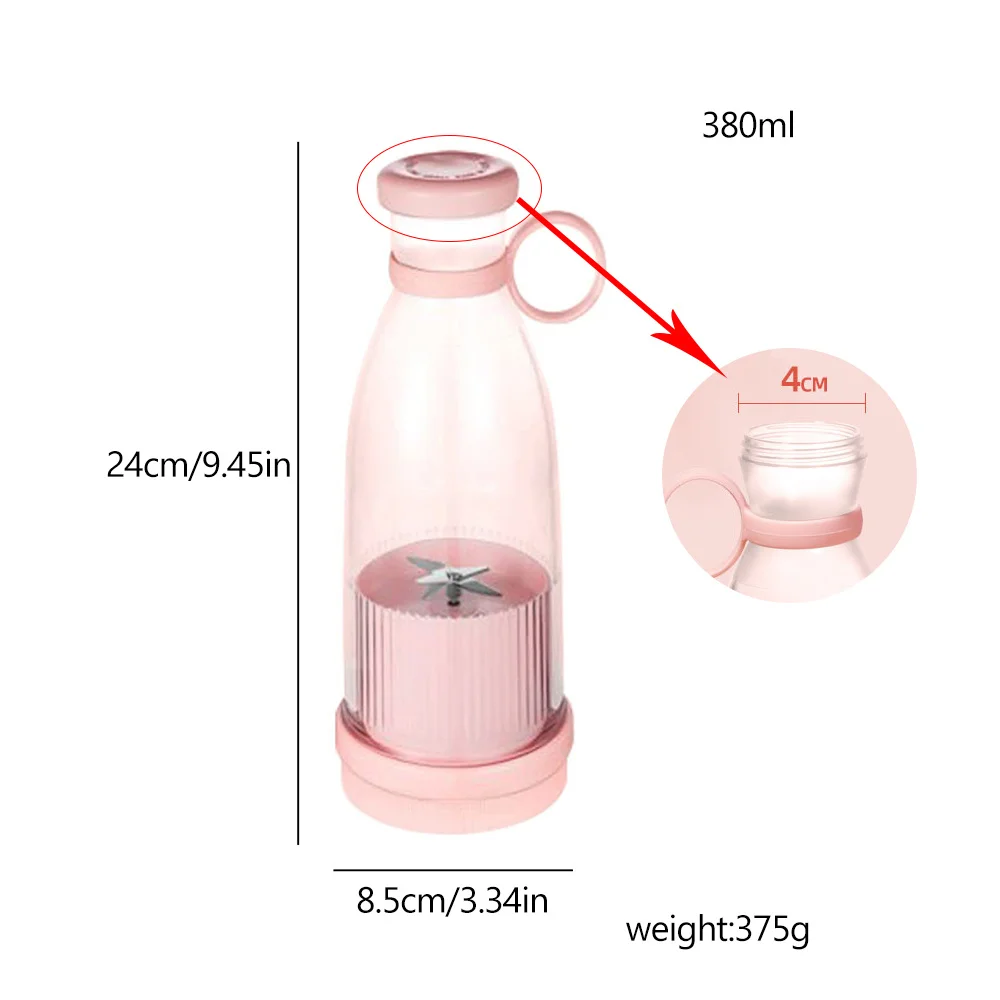 rechargeable juice bottle blender smoothie