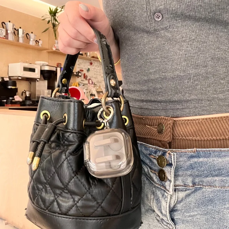 Clear Protective Case with Shockproof Cover, Lock Buckle & Keychain Hook