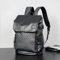 New Fashion Men's Backpack Fashion Floral Printed Travel Bags High Capacity Business Laptop Backpack Men Schoolbag Male Back Bag 1