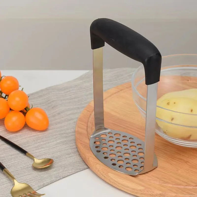 Stainless Steel Potato Masher Manual Pumpkin Grinder Multiple Shapes Vegetable Puree Crusher Kitchen Accessories potato masher