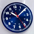 Blue dial hands