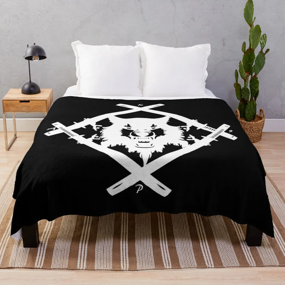 

Hollowsquad - White Throw Blanket Sofas Flannel blankets ands Blankets