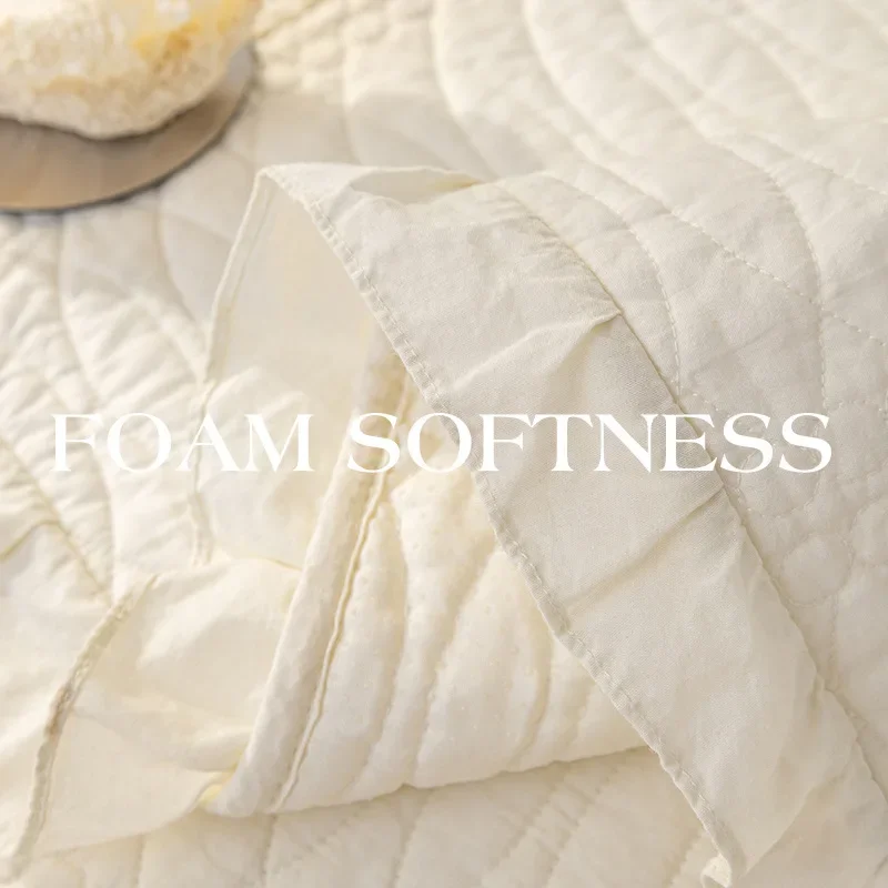 Beige Non-slip Fabric Simple Modern Living Room Back Towel Cover Cloth Sofa Cushion Four Seasons Universal New Solid Color 4