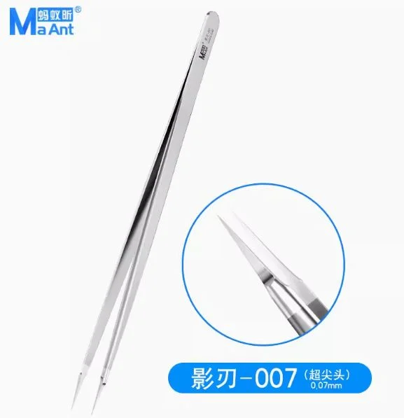 Precision Non-Magnetic Tweezers for Integrated Circuit Repair