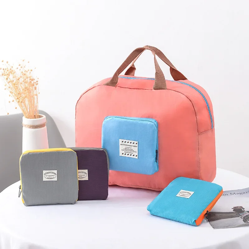 

Foldable Travel Duffels Business Trip Necessity Duffle Organize Handbag Overnight Weekend Clothes Shoe Storage Pouch Accessories