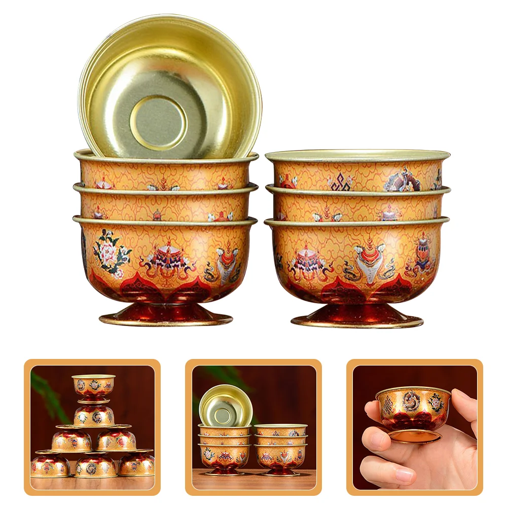 

Offering Bowl Buddhist Offering Water Cup Decorative Worship Bowl Buddhist Supply Water Supply Bowl In Front Of Buddha